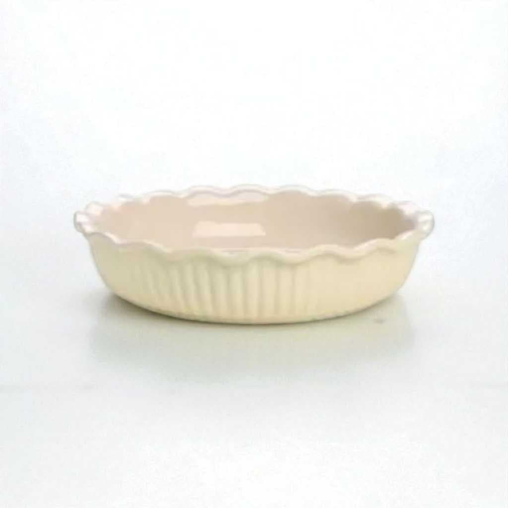 Travessa  Redonda Assadeira 26cm assadeira para forno torteira tarteira travessa para forno Cerâmica