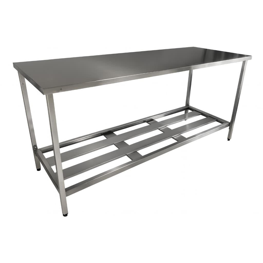 Mesa Bancada Aço Inox Para Animais PetShop Cozinha Industrial Assepsia