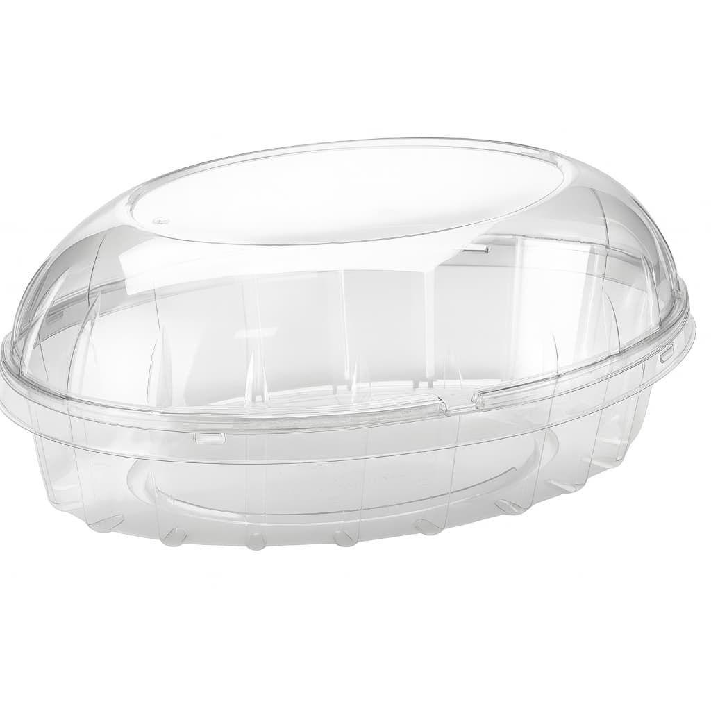 10/20/30/40/50 UN Embalagem Oval Com Tampa Colomba 1000ml  34P Sobremesas na Travessas