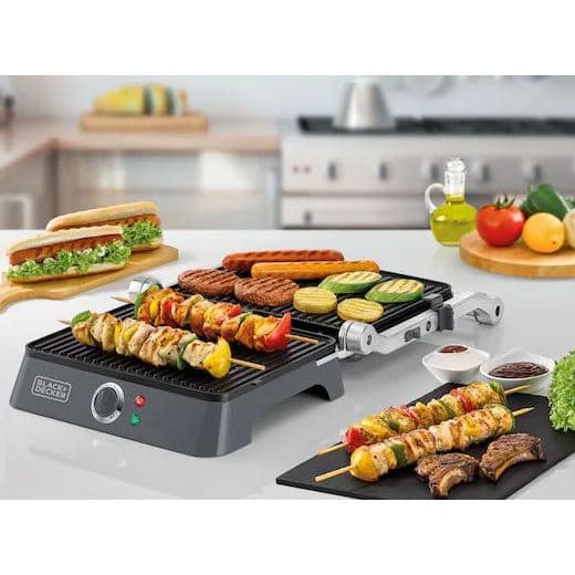 Sanduicheira Grill Elétrica Gourmand Gris, Modelo G1400, Grill com Chapa Antiaderentes, Sanduicheira Grill com abertura