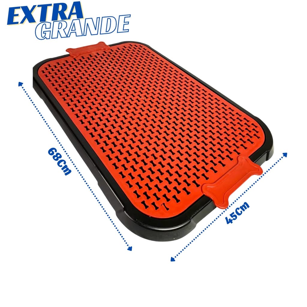 Bandeja sanitário canino xixi pet cachorro extra grande