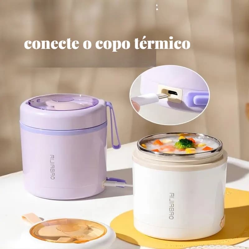 marmita eletrica 220v lancheira térmica infanti marmita eletrica bivolt lancheira marmita marmita de carregamento USB