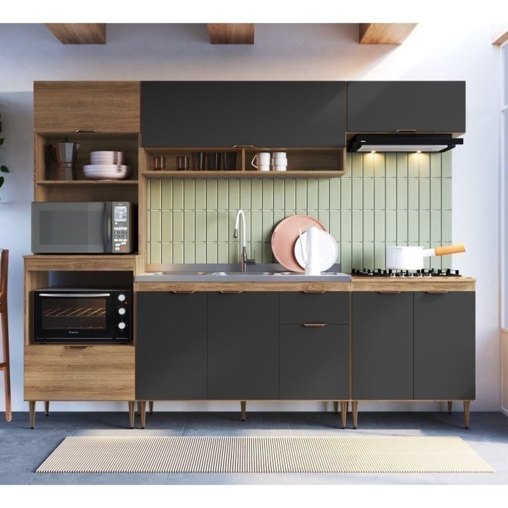Cozinha Completa Modulada 5 Peças com Torre Quente para 2 Fornos Veneza Modulada