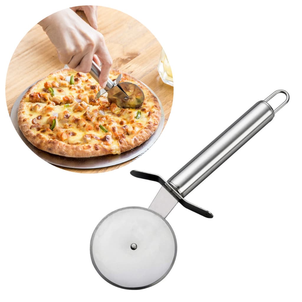 Cortador de Pizza Fatiador de pizza Cortador de Massa INOX