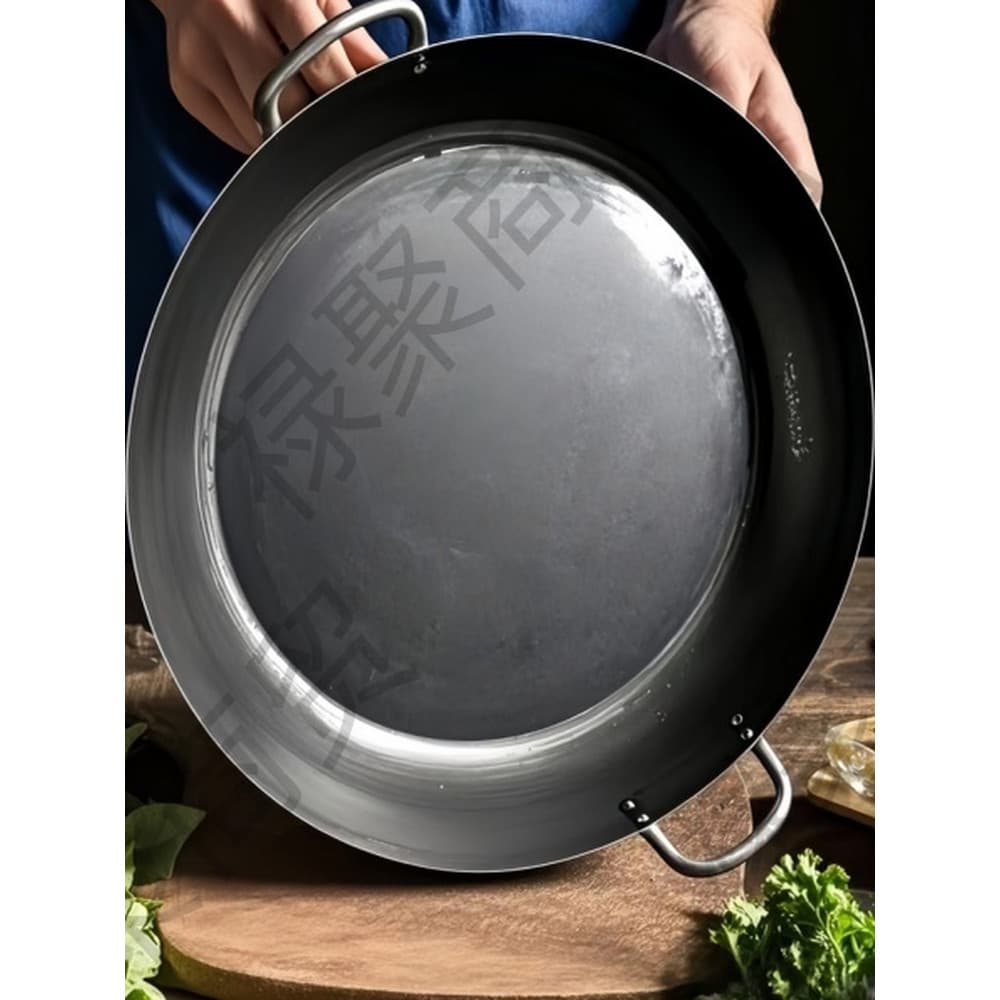 Frigideira de barraca Panela de ferro Frigideira Espeto Panela dedicada Frigideira Frigideira Fogão de indução Aprofunda
