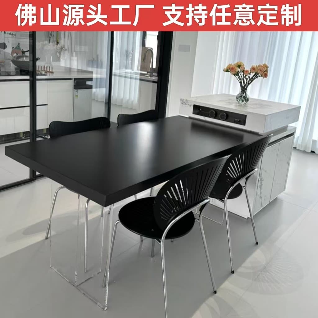 Mesa de ilha mesa de jantar integrada retrátil casa ardósia Premium Nakajima mesa de jantar de cozinha aberta moderna e 