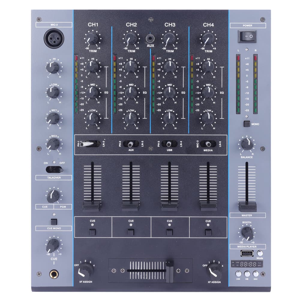 Mixer Profissional DJM8 para Casamento, Palco, Casa, Bar, KTV, Equipamento de Mixer DJ