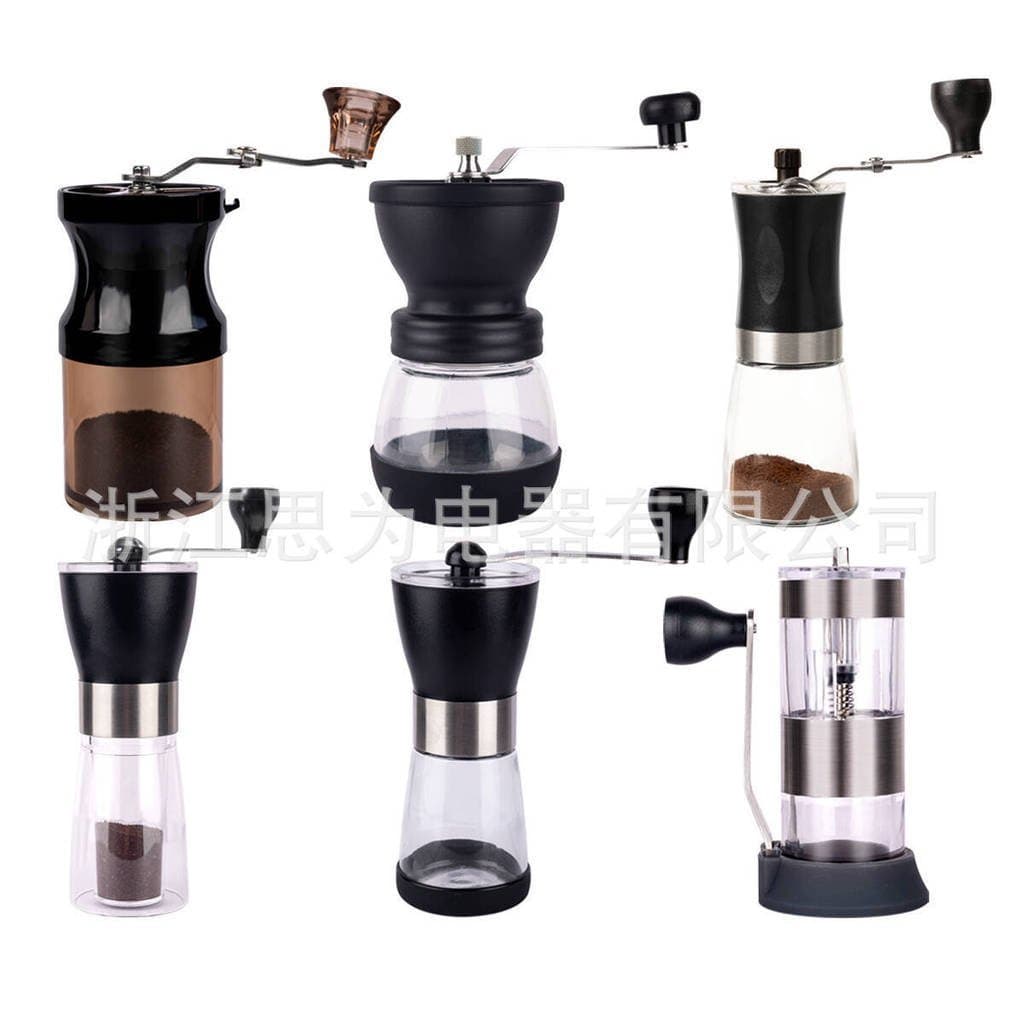 Moedor de Café Portátil, Moedor de Café Manual, Moedor de Café em Aço Inoxidável, Moedor de Café com Manivela Manual WLU