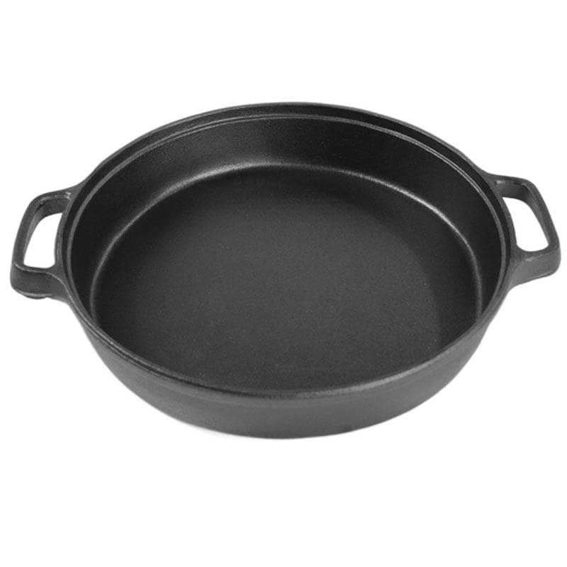 Frigideira de ferro fundido frigideira não revestido ferro de porco antiaderente frigideira frigideira fogão de indução 