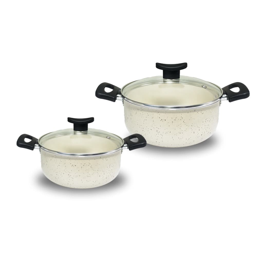 Conjunto 2 Caçarolas Elegance Antiaderente 5 Camadas Teflon - Caçarolas com Alça
