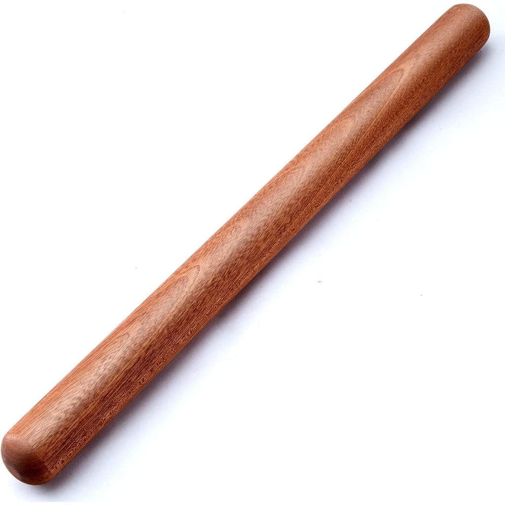 Rolo de Massa Francês Aisoso, 17,7 Polegadas, Rolo de Madeira para Confeitaria, Extra Longo e Reforçado, Rolo de Massa C