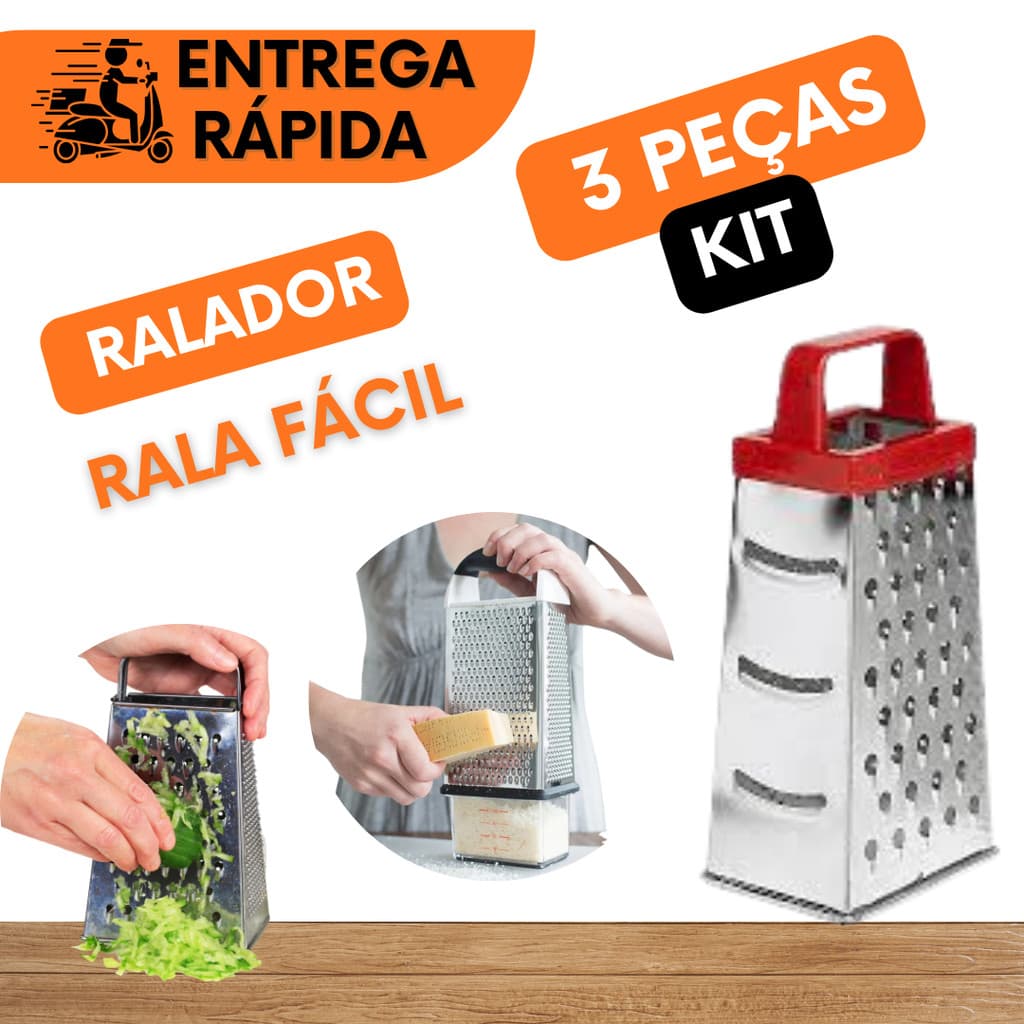 RALADOR INOX RALADOR 4 FACES RALADOR COZINHA RALADOR DE QUEIJO RALADOR DE LEGUMES