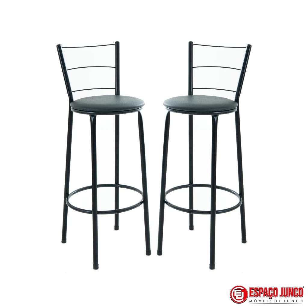 Kit 2 banquetas Banco Alto Bistrô Banquetas Alta Para Balcão Cozinha area gourmet