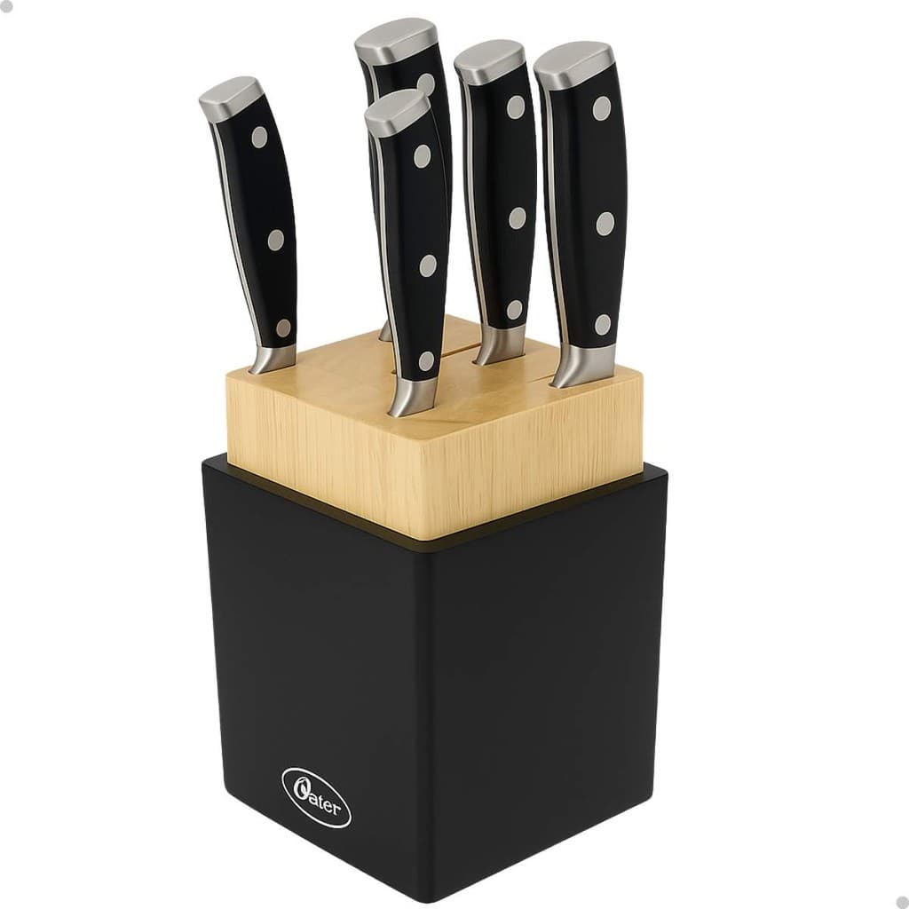 OSTER CONJUNTO DE FACAS 6 PECAS EM ACO INOX PARRISH - FACA DO CHEF 20,3CM, FACA DE FATIAR 20,3 CM, FACA DE PAO DE 20,3 C