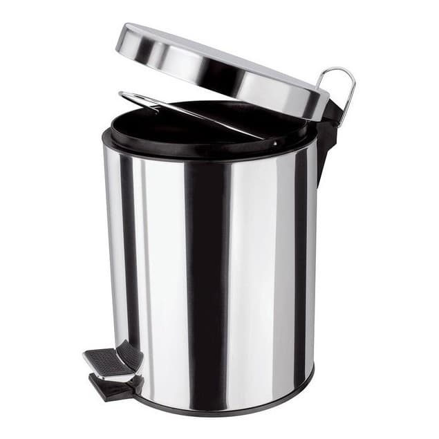 Lixeira de Inox c/ Pedal Sem Contato Higiênico Prático Para Lixeira de Cozinha Lixeira de Banheiro