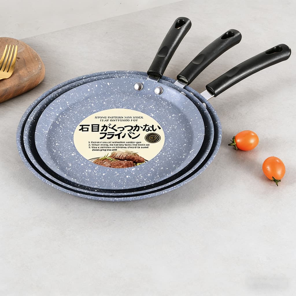 Frigideira antiaderente multicamadas, frigideira doméstica, frigideira para café da manhã, frigideira