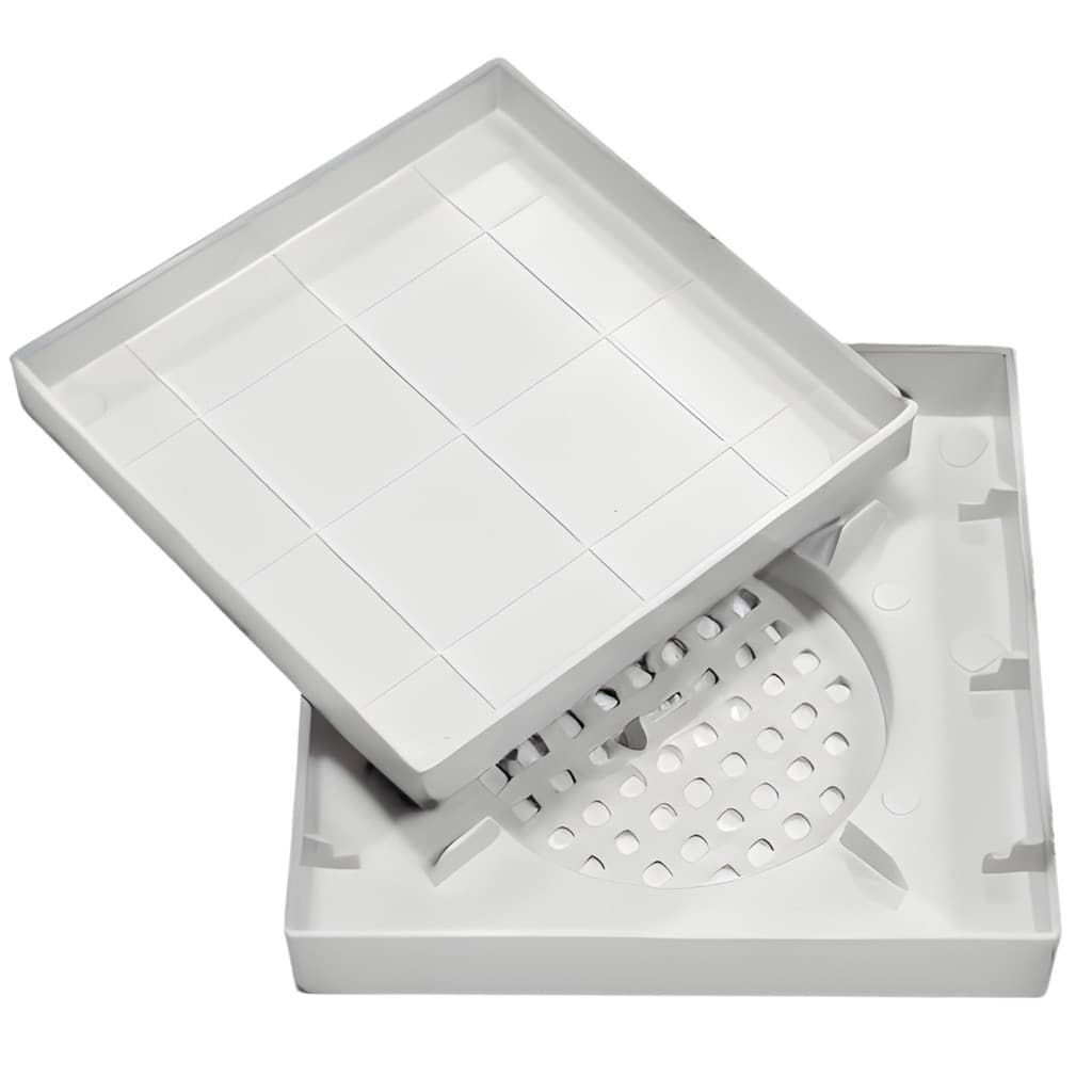 Ralo 15x15 Protetor de Ralo Banheiro Anti Entupimento Ralo Oculto Filtro de Cabelo Universal