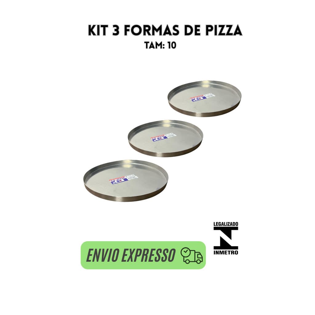 kit forma de pizza, assadeira redonda de aluminio assadeira de pizza , kit de assadeiras de 10cm