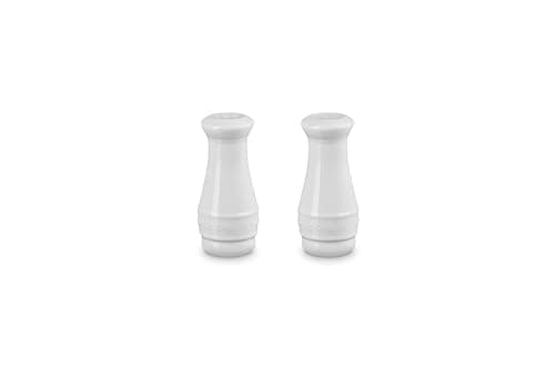 Le Creuset Conjunto Saleiro E Pimenteiro 110 ml Cerâmica Branco