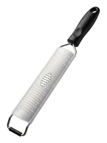 Ralador Zester Em Aço Inox Premium Multiuso Para Queijo Limão Gengibre Chocolate Coco Noz Moscada E Temperos Com Capa Protetora De Lamina