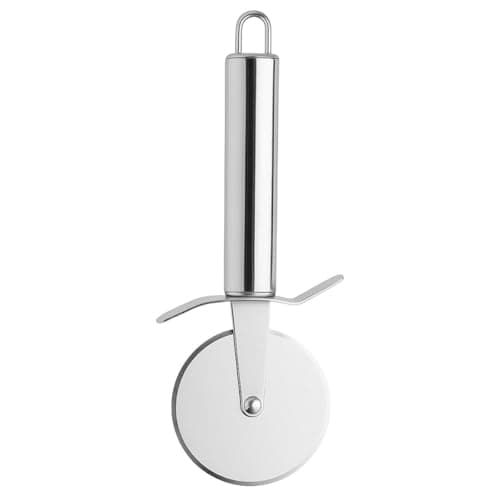 Cortador Faca Carretilha Pizza Massas Cabo Ergonômico Lâmina Profissional Aço Inox 21cm Utensílio Cozinha Premium