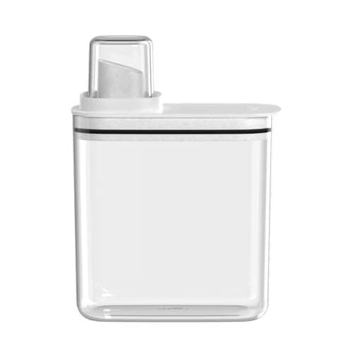 " Dispenser para Sabão Flow 1,5 Litros Porta Sabão e Amaciante Praticidade Eficiência e Organização para Produtos de Limpeza com Vedação em Silicone e Dosagem Controlada "