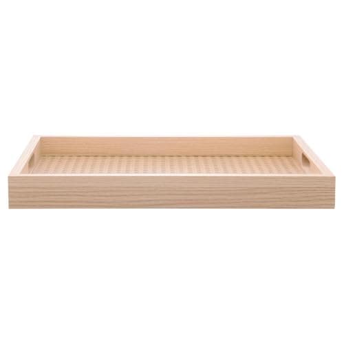 LYOR - Bandeja Retangular de Mdf com Fundo Treliça 40cm x 4cm x 30cm