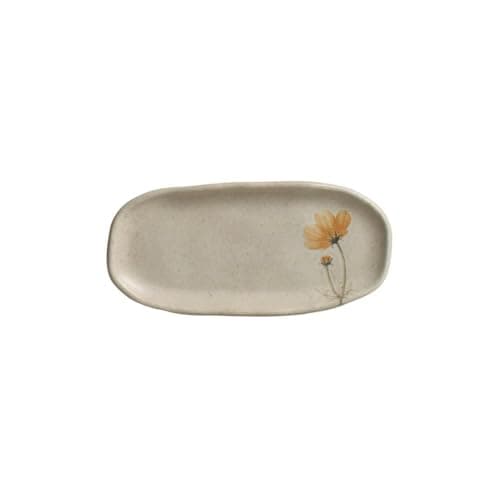 Porto Brasil Conjunto com 4 Travessas Oval Rasa Mini Orgânico Campestre