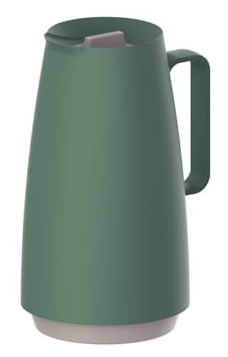 Bule Térmico Tramontina Exata em Plástico Verde com Ampola de Vidro 500 ml