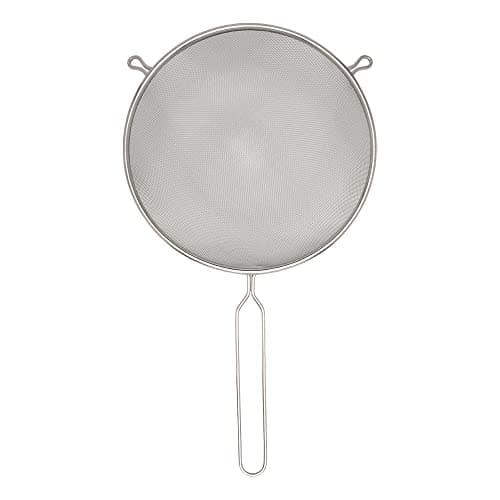 Mimo Style, Peneira Coador Redondo Multiuso para Cozinha, Inox, 44cm - Prata