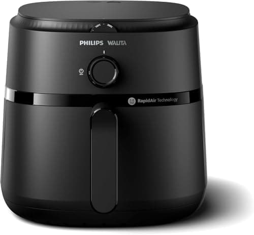 Fritadeira air fryer, Philips Walita, 6,2L, preta, 110v – NA130