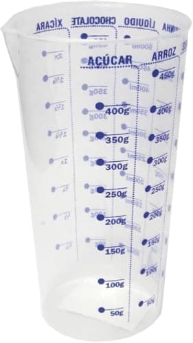 Copo Medidor 570 ML Com Bico - Ideal Para Mediçoes e Receitas - Resistente -Entrega Rápida (Azul)