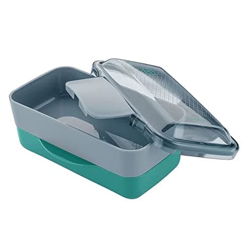 Electrolux Pote Marmita com Divisórias, Marmiteira, Lunch Box Verde, Resistente ao Calor e Refrigeração