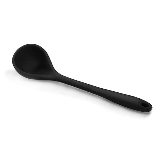 Mimo Style Concha de Silicone Preta, Material de Silicone Resistente e Flexível, Suporta Temperaturas de Até 220ºC, Prática, Simples e Leve Pesando Apenas 118 Gramas Facilitando o Manuseio