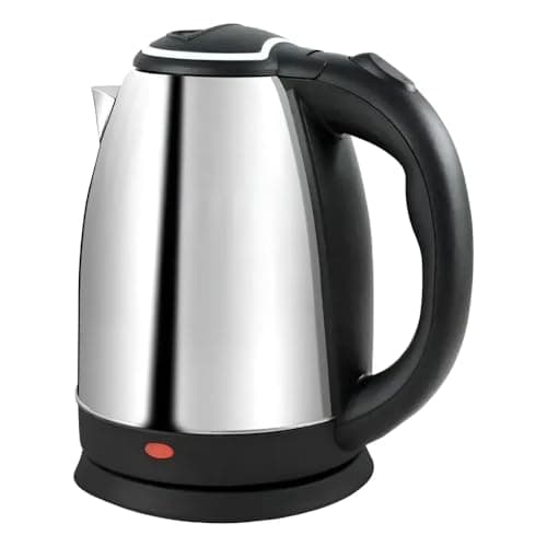 Chaleira Elétrica 2 Litros Inox Desligamento Automatico Cor Aço 220v Aquecimento Rápido Segura Café Chá Fácil Abertura Premium