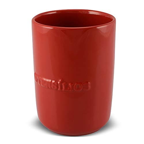 Ceraflame Porta Utensílios de Cerâmica Vermelho -