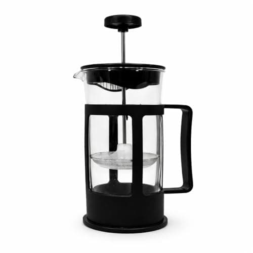 Cafeteira Prensa Francesa 600ml Cafeteira Manual De Vidro Com Filtro Em Aço Inoxidável Sistema De Infusão Para Café Chá Leite Espumado Design Resistente E Fácil Limpeza