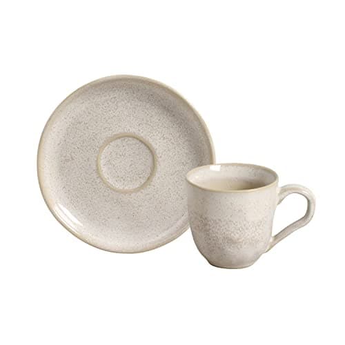 Porto Brasil Conjunto com 6 Xícaras de Café com Pires Bio Latte 120ml