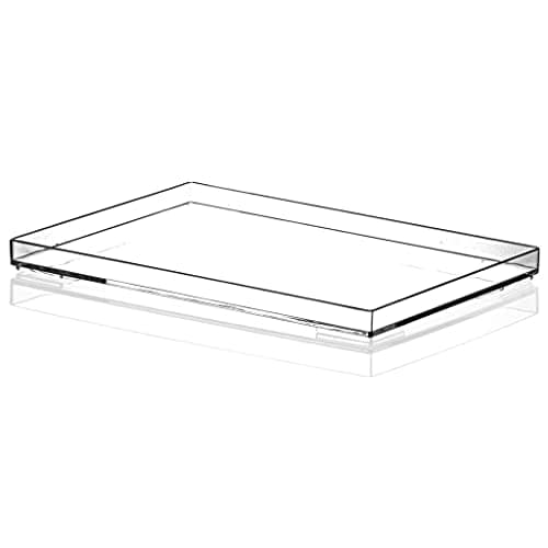 Bandeja Acrílica Transparente Paramount 25x17x2cm Cristal