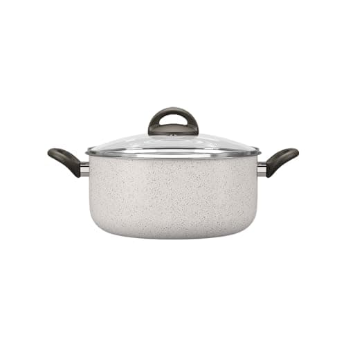 Brinox - Caçarola com Tampa 24Cm 4,5L Ceramic Life Suprema - Vanilla