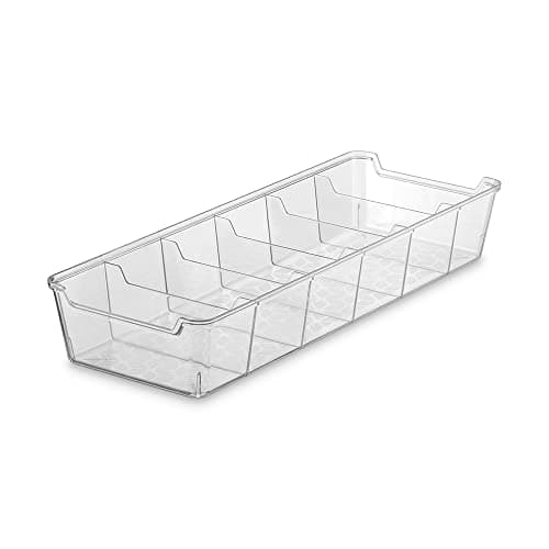 Uz Utilidades, Uz382Tr, Organizador De Gavetas G Colmeia Com 6 Divisórias Multiuso Uz, Cor Transparente, Polipropileno, UZ Utilidades