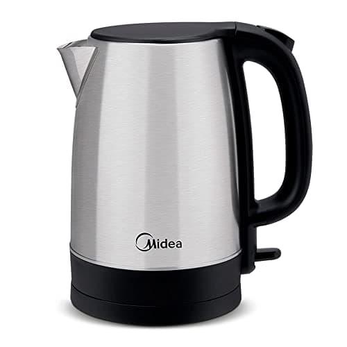 Chaleira Elétrica Inox Midea 1,7 Litros, Potência: 1.850W com desligamento automático, Base Giratória em 360°, 220 Volts/60Hz - EKA20X2