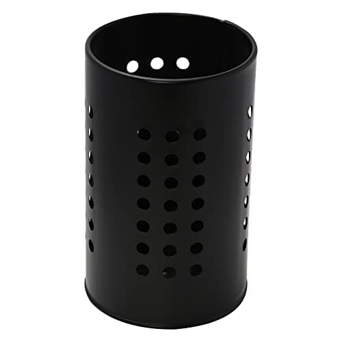 Mimo Style, Porta Talher Utensílios de Cozinha Onix, Aço Inox - Preto