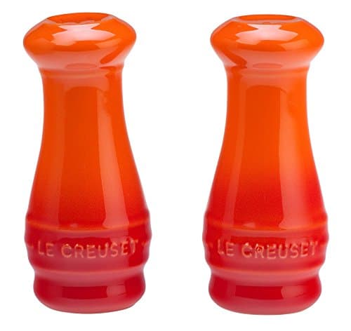 Le Creuset Conjunto Saleiro E Pimenteiro 110 ml Cerâmica Laranja