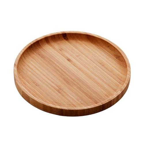 LYOR - Bandeja de Bambu Round 20cm - Mesa Posta - Organização - Utensílios de Cozinha - Enxoval - Decoração - Petisqueira - Utilidades Domésticas