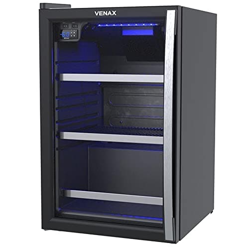 Cervejeira Venax Blue Light 100 Preto Fosco Porta Invertida (220V)