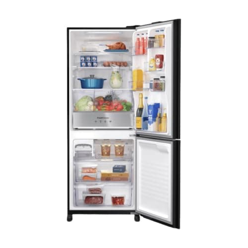 Geladeira Intuitive+ Panasonic BB65 Frost Free Inverter 467L Black Glass - NR-BB65GV7BA 127V