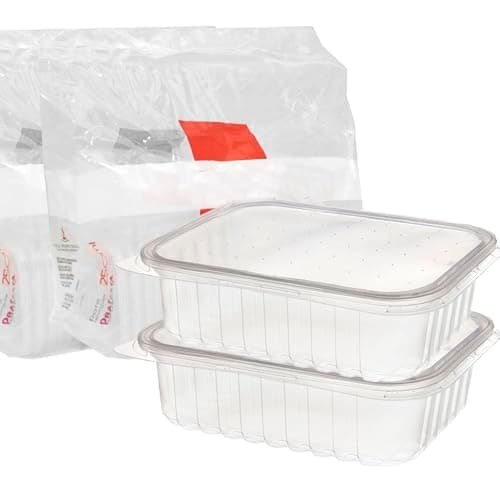 48 Potes Plástico Descartável Transparente Doces Marmita Fit