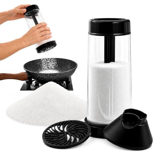 Tapioqueira Polvilhador para Tapioca – Peneira Manual para Farinha e Goma – Ideal para Tapioca, Panquecas e Receitas Saudáveis – Fácil de Usar e Limpar