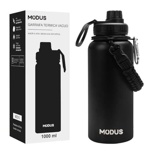 MODUS Garrafa Térmica Esportiva De Aço Inoxidável Com Isolamento A Vácuo De 950ML